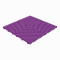 Vorzeltteppich Klickfliese mit offene Rippen Rund 18 mm violet